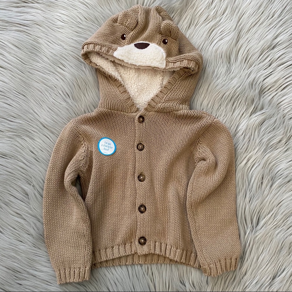 CARTERS Sweater with Bear Hood 24 Months